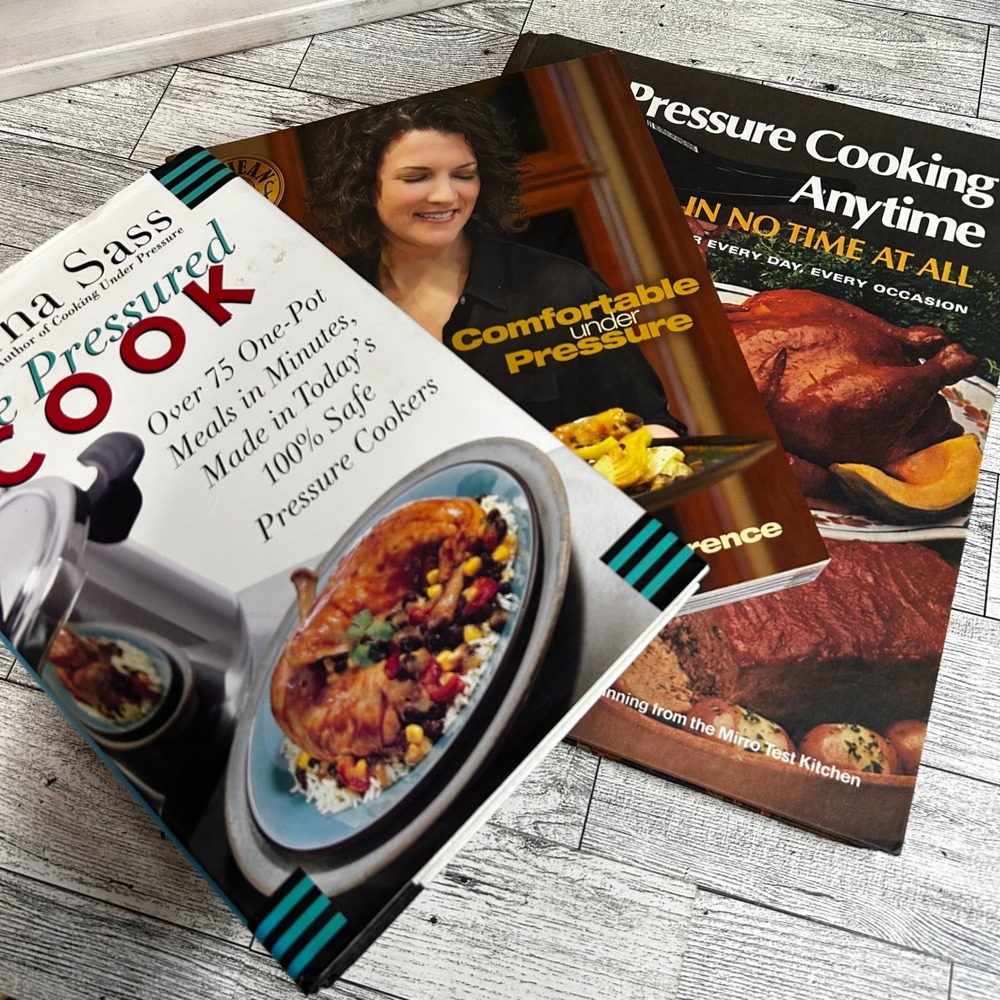 Pressure Cooker Cookbook Lot 3 Books - Lorna Sass Meredith Laurence